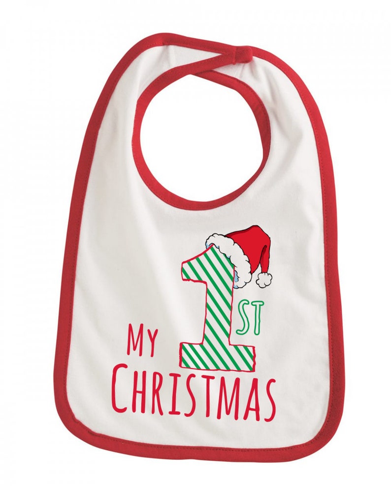 My 1st Christmas bib