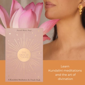 L'Oracolo della Luce, mazzo di meditazione Kundalini, regalo spirituale per le donne, regalo di compleanno per lei
