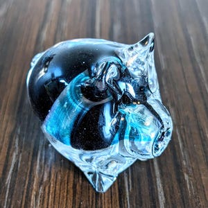 Handmade Glass Piggy