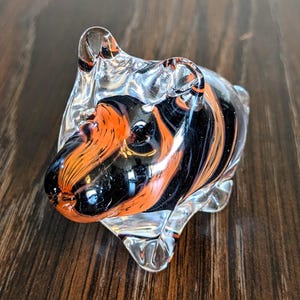 Handmade Glass Piggy