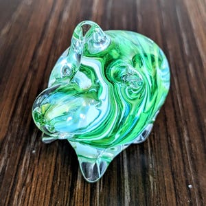 Handmade Glass Piggy