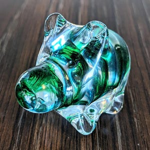 Handmade Glass Piggy
