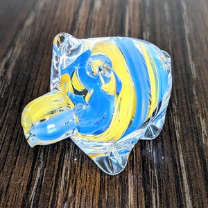 Handmade Glass Piggy