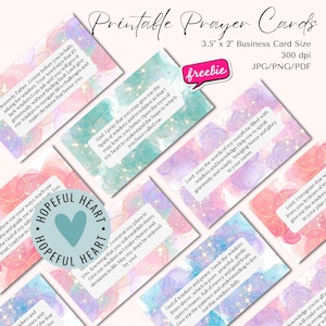 Biglietti di preghiera stampabili, biglietti di studio biblico stampabili, biglietti di preghiera cristiani stampabili, guida alla preghiera, biglietti di preghiera con lavagna, promemoria di preghiera in PDF, regali cristiani