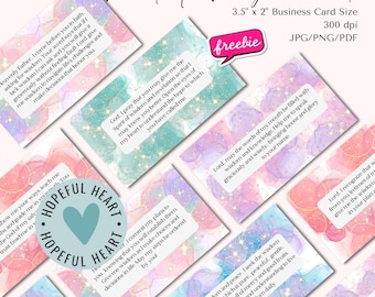 Printable Prayer Cards, Bible Study Printable, Christian Printable, Prayer Guide, Prayer Board Cards, Prayer Reminder PDF, Christian Gifts
