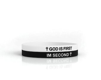 God Is First Bracelet, I Am Second, Inspirational Bible Verse Bracelet, Unique Gift for Christians Seeking Daily Encouragement