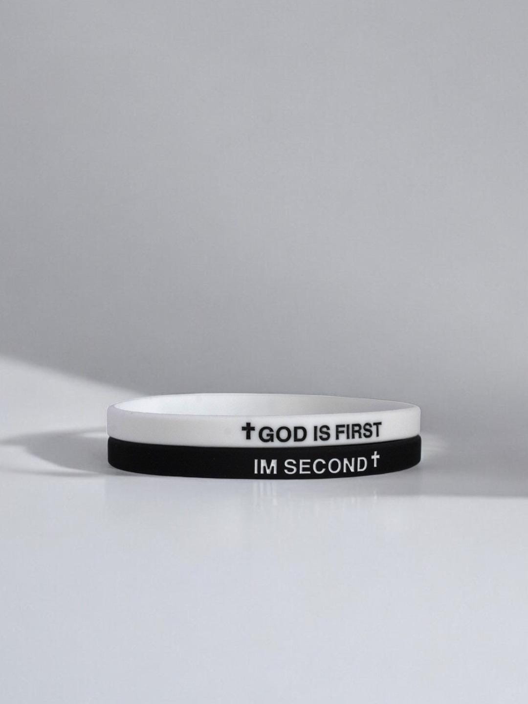 GOD IS FIRST Bracelet, Im Second, Inspirational Bible Verse  display picture 2