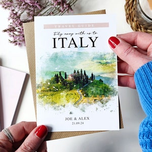Personalised Wedding Destination Travel Guide Invitation, Luxury Destination Wedding Invitation, Wedding Abroad, Destination Wedding, Travel