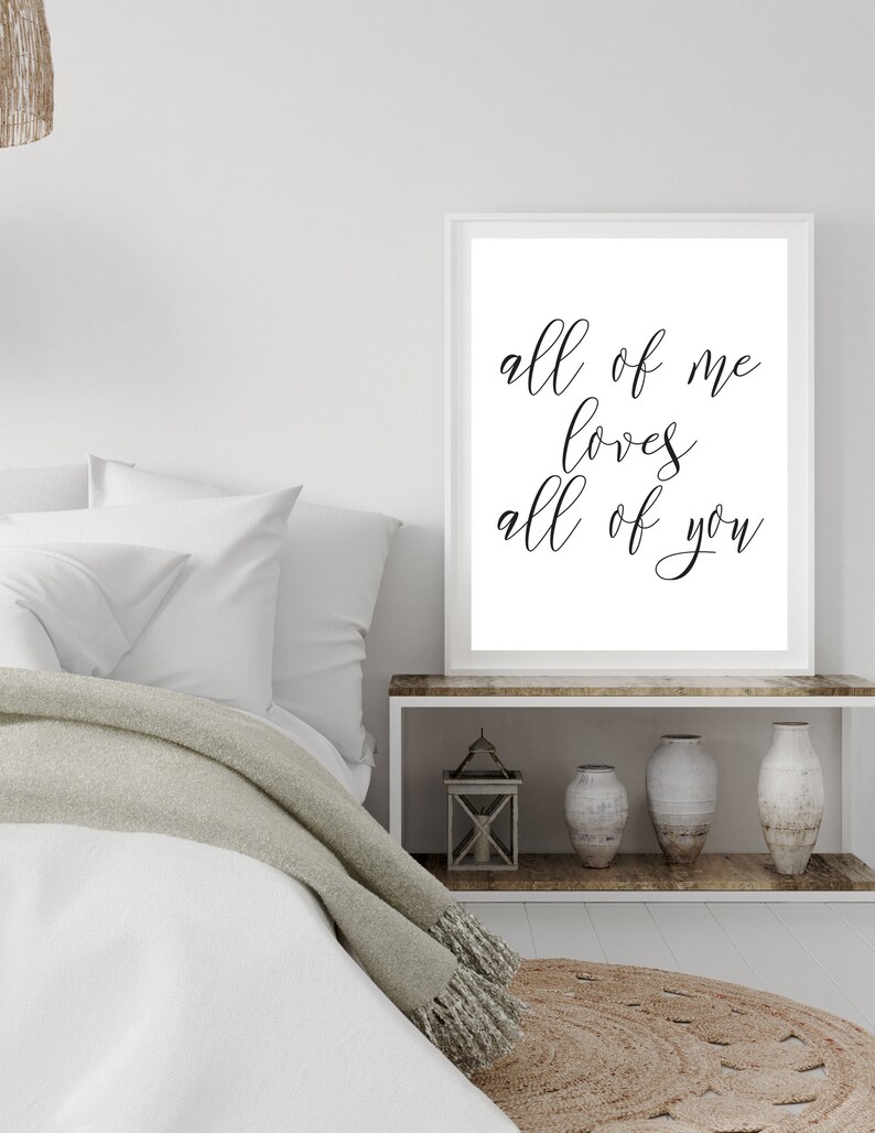 Black White All Of Me Loves All Of You Romantic Sentences Couple Love