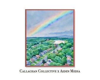 Strathmore Woodland Reservoir Watercolor Print, Syracuse New York | Callaghan Collective x Aiden Media