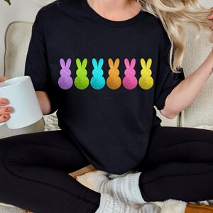 Cute Easter Bunny Peeps Shirt, Women's Peeps Shirt, Happy Easter Bunny Shirt, Easter Bunny Sweatshirt, Easter Gift, Cute Bunny Shirt