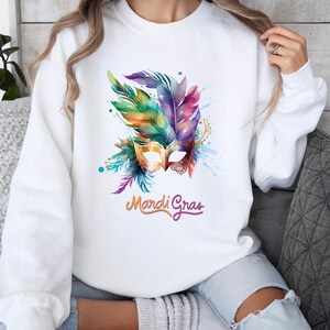 Mardi Gras Sweatshirt, Mardi Gras Shirt, Mardi Gras Festival Shirt, Fat Tuesday Shirt, Louisiana Mardi Gras, Mardi Gras Celebration Shirt