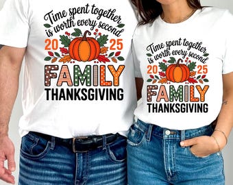 Family Thanksgiving 2025 Shirt, 2025 Thanksgiving Crew Shirt, Thanksgiving Family Shirt, Fall Family Tee, Family Thanksgiving Shirts