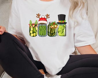 Christmas Pickle, Christmas Gifts, Funny Christmas Pickle Shirt, Retro Canned, Pickle Lover Shirt, Pickle Shirt, Funny Christmas sweatshirt