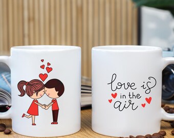 Valentines Day Mug, Valentines Day Gift, Love is mug, Gift for Her, Romantic Mug, Anniversary Gift for Husband Boyfriend Wife or Girlfriend