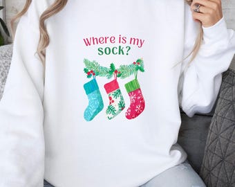 Christmas Shirt, Christmas Sweatshirt, New Year, Holiday Gift, Winter Sweatshirt, Christmas Gift, Merry Christmas, Christmas socks, Santa