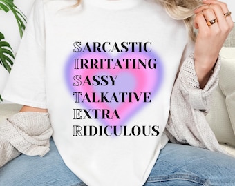 Comfort Colors® Schwester Shirts Geschenke, Shirt für Schwester, Geschenk für Schwestern, Schwester Geburtstagsgeschenk, Bester Freund Geschenk, Schwestern Passendes T-Shirt