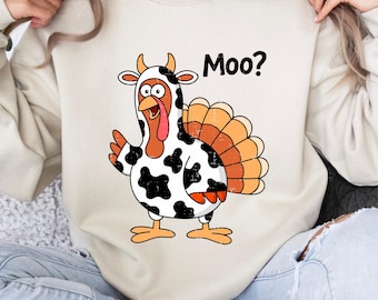 Funny Thanksgiving Turkey Sweatshirt: Family Matching Shirt