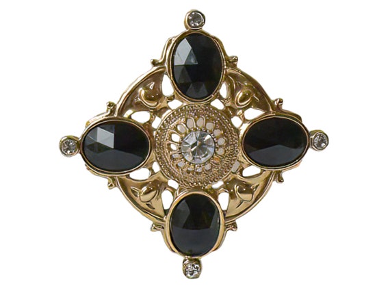 1990s 1928 Jewelry Company Gold Plated Filigree J… - image 4