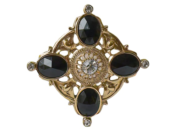 1990s 1928 Jewelry Company Gold Plated Filigree J… - image 1