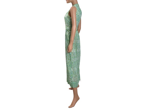 1960s Anne Fogarty The College Shop Green & Aqua … - image 2