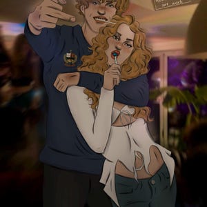 Claire e Gibsie (stampa artistica della serie Boys of Tommen)