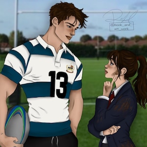 Johnny et Shannon (impression d&#39;art de la série Boys of Tommen)
