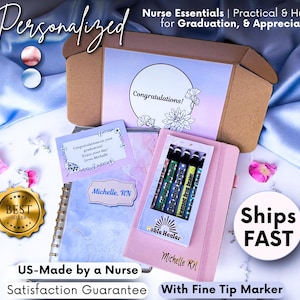 Personalized Nurse Gift Set,Nurse Care Package,RN nurse gift basket,nurse appreciation,nurse thank you gift box,self care kit CNA, new nurse