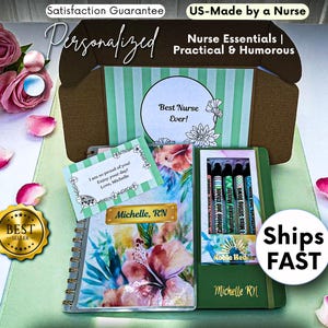 Personalized Nurse Gift Box,Nurse Care Package,new RN nurse gift basket,nurse appreciation,nurse thank you gift set,self care kit CNA gift