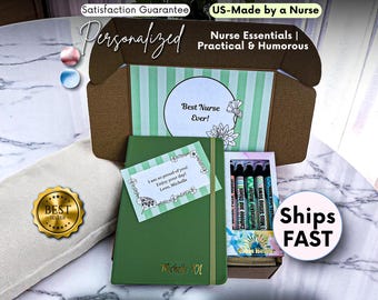 Coffret cadeau personnalisé pour infirmière, trousse de soins infirmiers, panier cadeau pour infirmière infirmiere autorisée, nouvelle appréciation d'une infirmière, ensemble cadeau de remerciement pour infirmière, kit d'autosoins