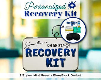 Kit de récupération anti-stress pour infirmier : cadeau de relaxation pour l'équipe de nuit, paquet d'autosoins personnalisé pour infirmier avec thé, lotion, masque de sommeil