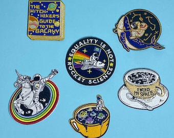 Space Patches for Bags, Hats, Jackets & More | Custom Iron-On Patches