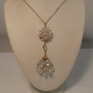 Swarovski Crystal Chandelier Wisp Necklace