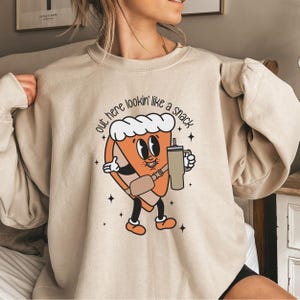Retro Pumpkin Pie Sweatshirt: Boujee Thanksgiving Fall Shirt