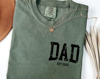 Custom Grandpa T-Shirt, Distressed Vintage Style, Personalized Gift