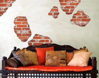 AU SELLER 45cmx10m Roll Brick Pattern Vinyl Furniture Wall Paper Sticker p1069 AU SELLER 45cmx10m Roll Brick Pattern Vinyl Furniture Wall Paper Sticker p1069