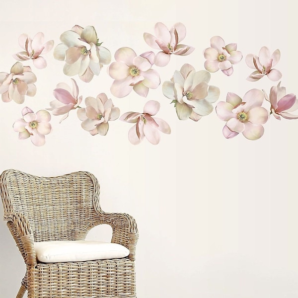 Floral Wall Decals Etsy