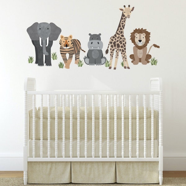 Jungle Wall Decals Etsy