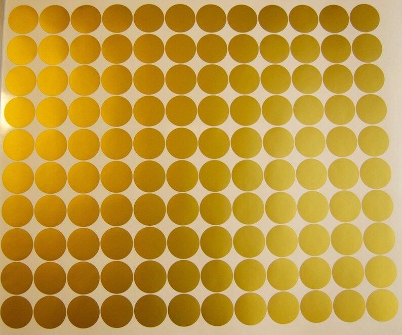Gold Dot Wall Decals Metallic Gold Polka Dots Wall Stickers Etsy UK