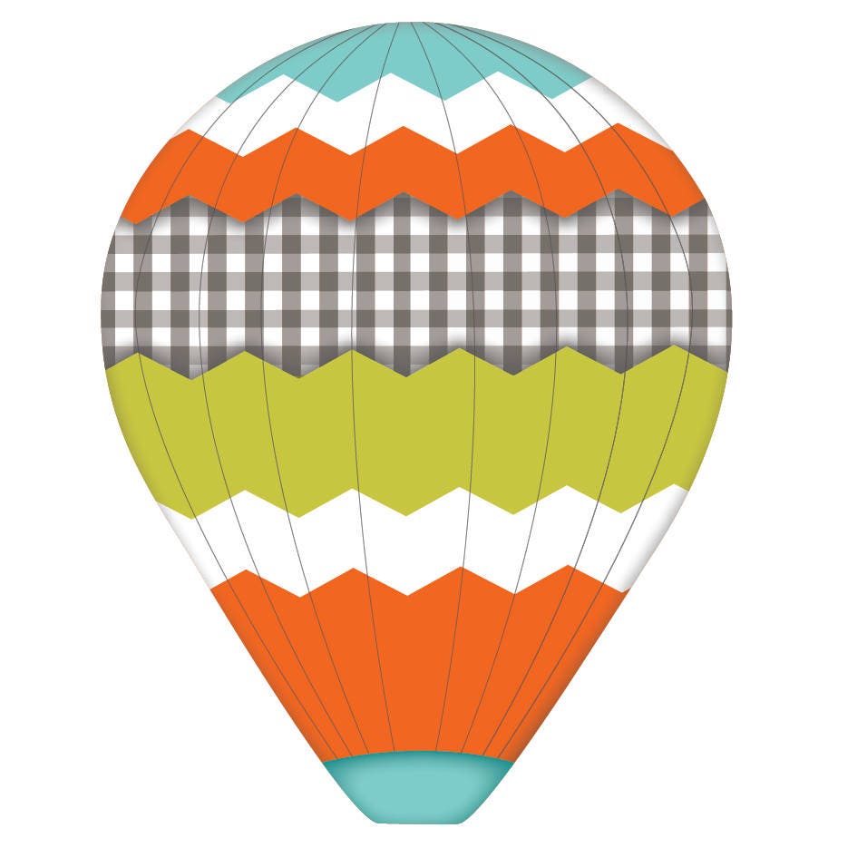 Hot Air Balloon Wall Decal and Cloud Decal Reusable & Etsy