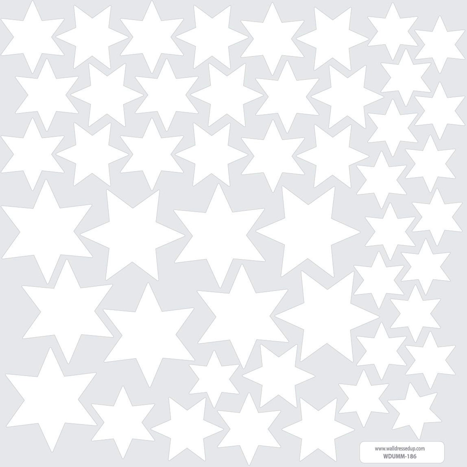 49 White Star Wall Decals Stickers White Stars Decals Etsy