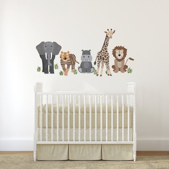 safari wall stickers nursery