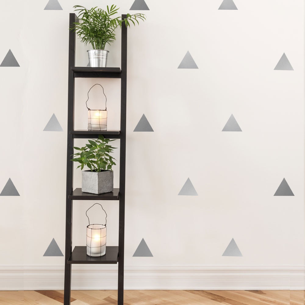 Triangle Inlay Stickers Large Triangle Wall Decals, Triangle Vinyl Decals, Peel and Stick ...