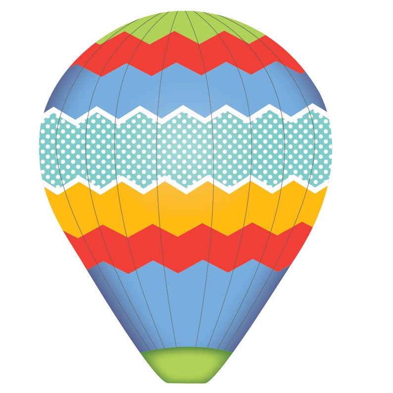 Eco Friendly Removable Wall Stickers Col Hot Air Balloons /& Cloud Wall Decals Unisex Nursery Wall Decals 4