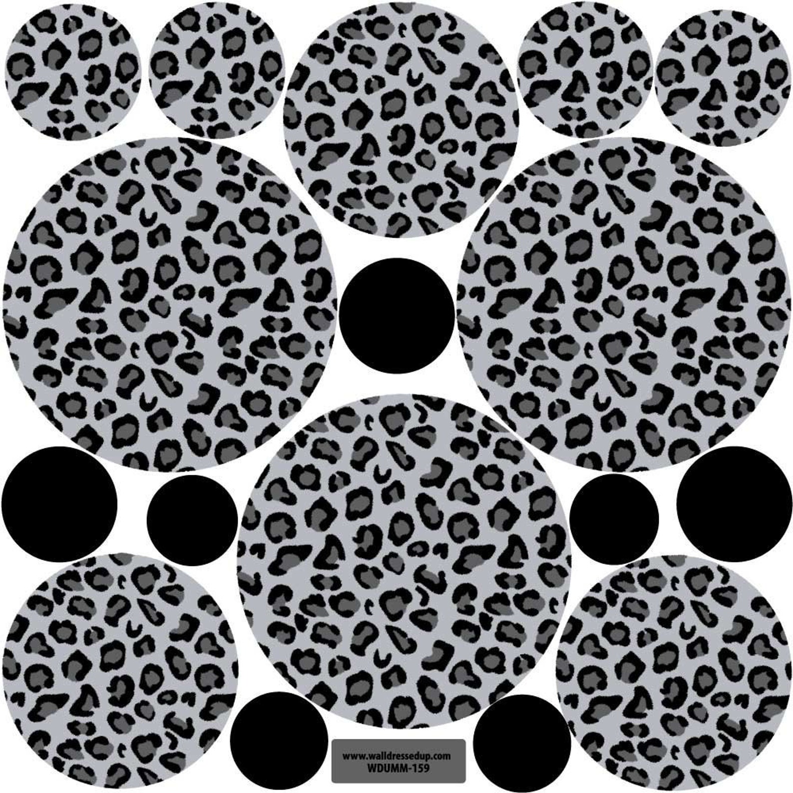 polka dot and leopard print