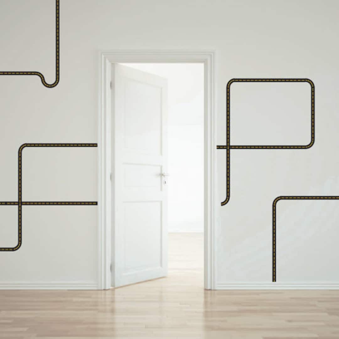 Road Wall Decals Curved and Straight for Cars and Vehicles ...