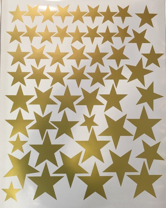 Eulenschnitt Golden Stars Wall Stickers - Interismo Online Shop Global