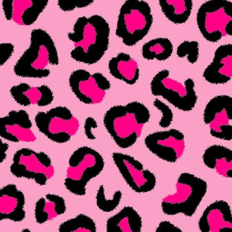Pink Leopard Print Dot Wall Decals Removable & Reusable | Etsy