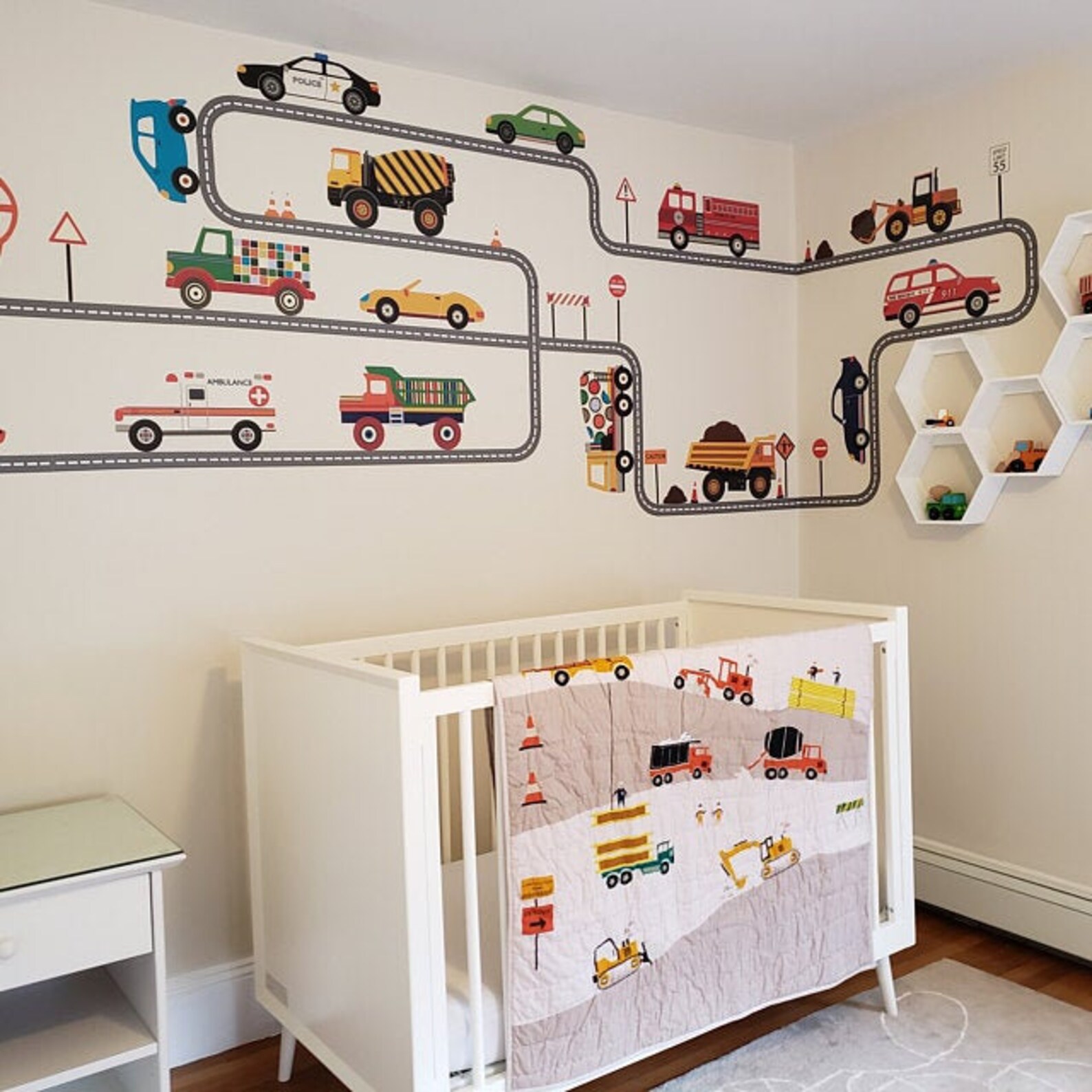 Wall Decals Cars Trucks EMS Vehicle and Construction Etsy