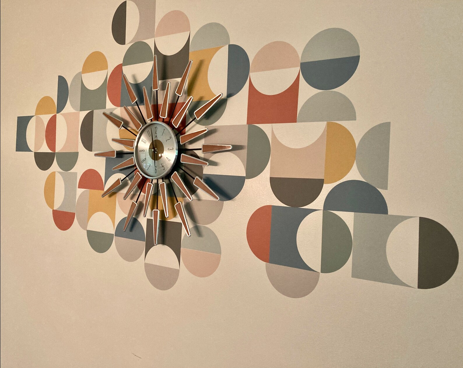 Mid Century Modern Wall Decals Geometric Decals Modern Wall - Etsy